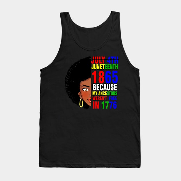 juneteenth day Tank Top by Magic Arts